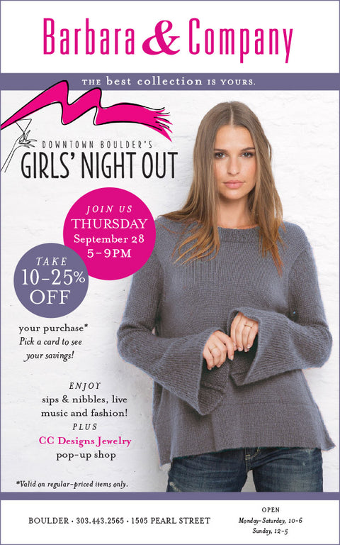 Girls' Night Out in Downtown Boulder