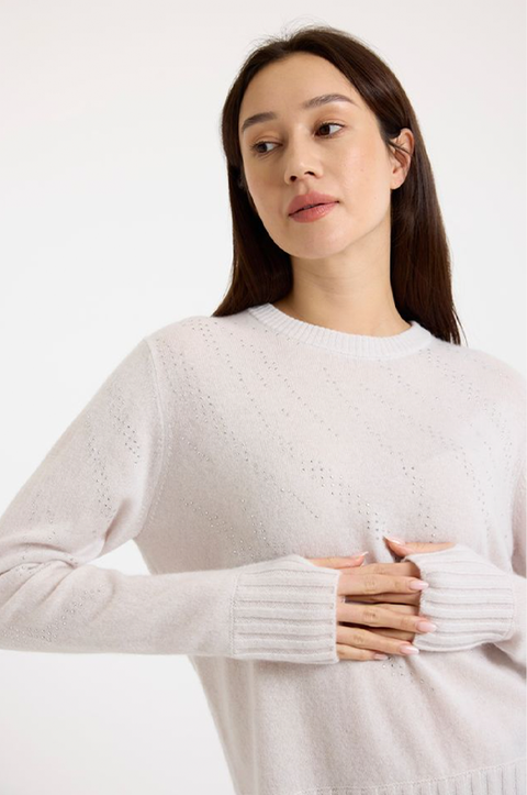 Hot Fix Zebra Crew Neck Sweater