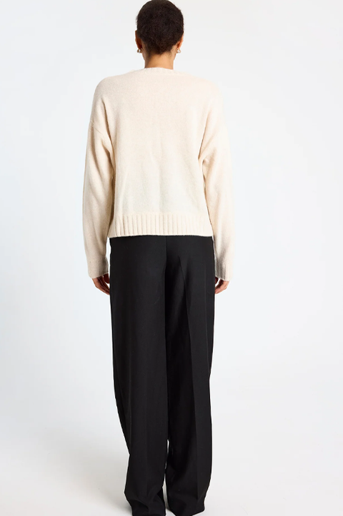 Relaxed Argyle Sweater