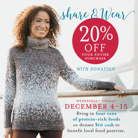 Share & Wear - Because giving back is always in style