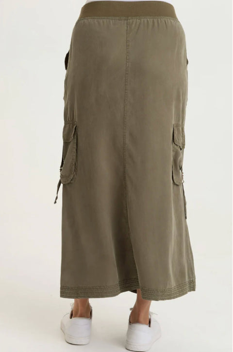 Kimbo Tencel Cargo Maxi Skirt