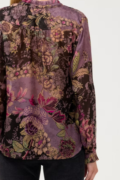 Pamela Floral Button Up Blouse