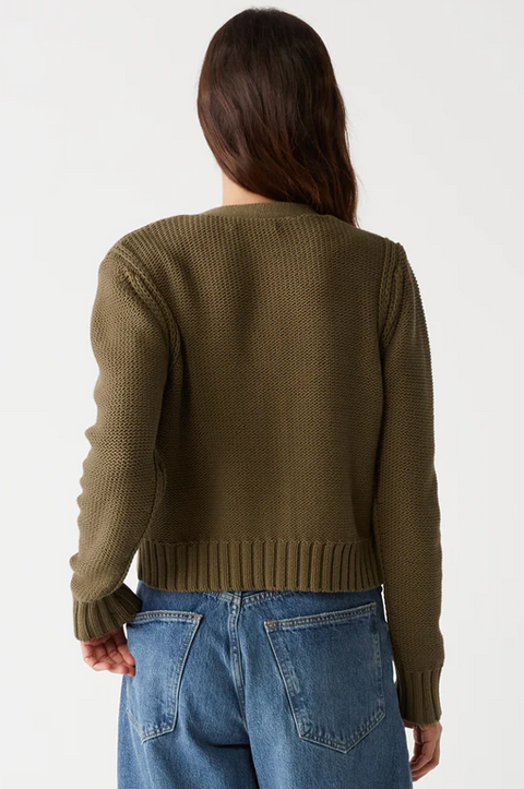 Fran Crop Sweater Cardigan