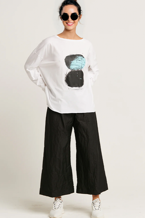 Pima Cotton Luna Luxury Boxy Tee