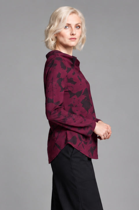 Melrose Print Nori Top