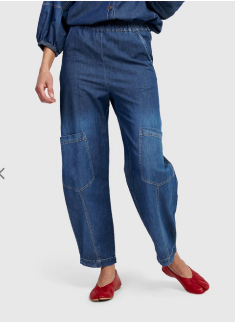 Papaya Relaxed Denim Pant