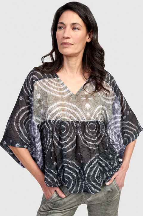 Fossil Butterfly Blouse in Celestial