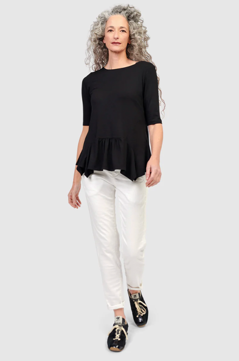 Iconic Stretch Jean in White Serpent