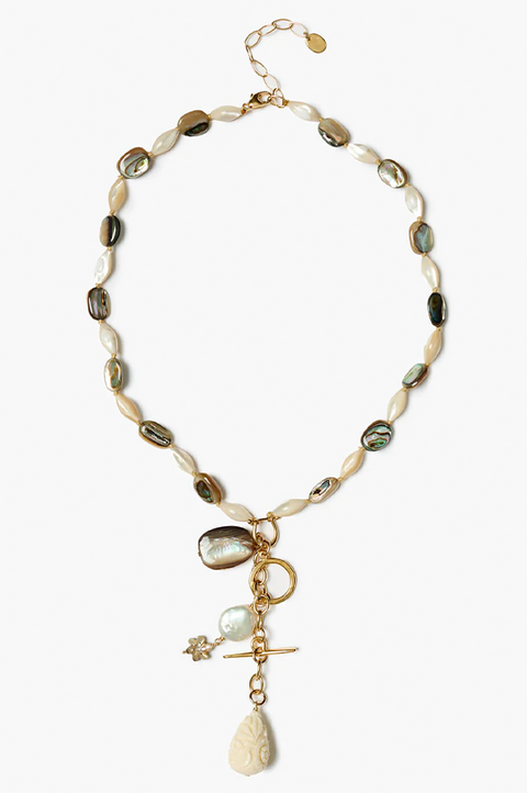 Alexandria Necklace Abalone Mix