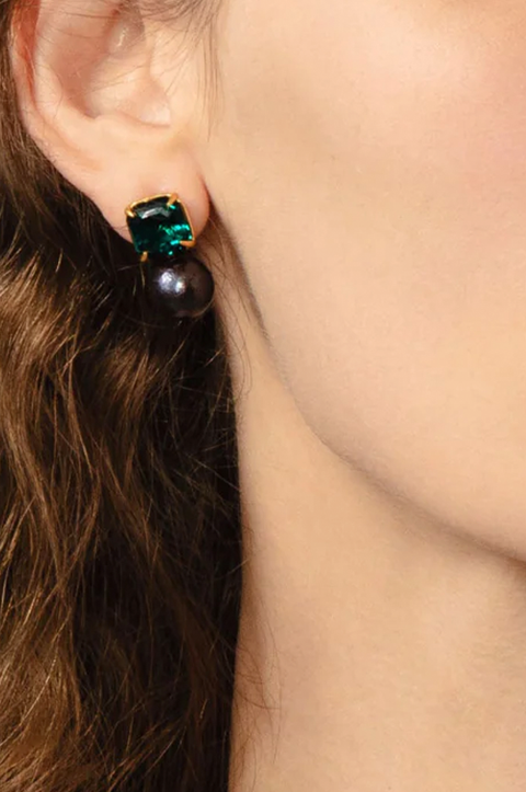 Josephine Emerald Earrings