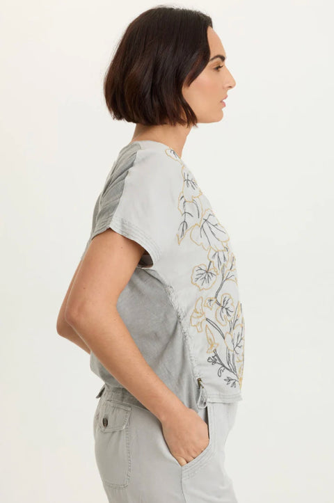 Embroidered Dashell Twill Top