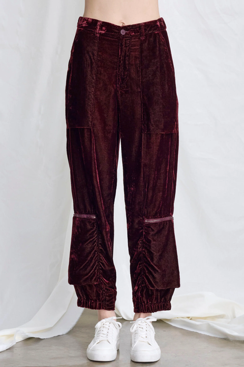 Velvet Cargo Trouser