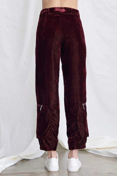 Velvet Cargo Trouser