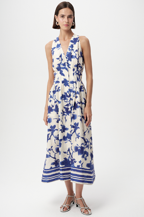 Zeta Sleeveless Floral Dress