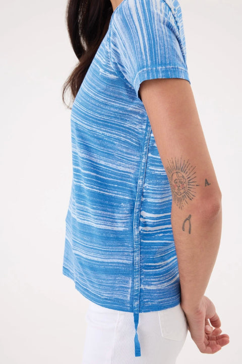 Cabana Stripe Boxy Tee