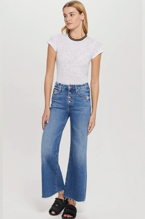 Metallic Tipped Ringer Tee