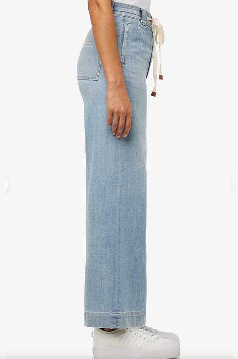 Addison High Rise Drawstring Wide Leg Crop