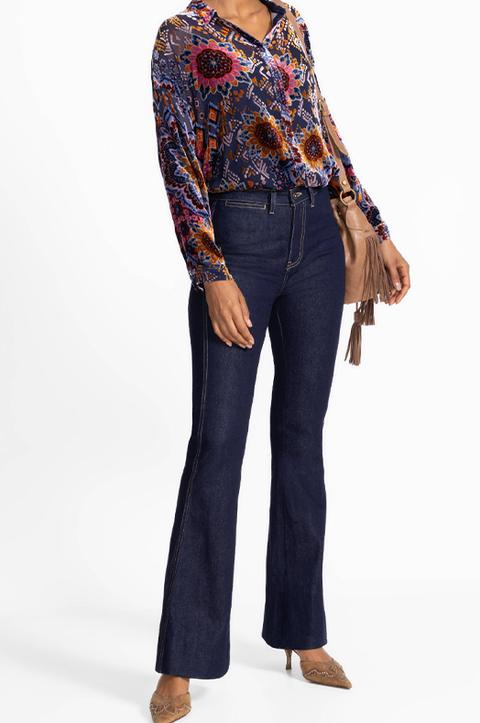 Audrey Oversized Burnout Shirt