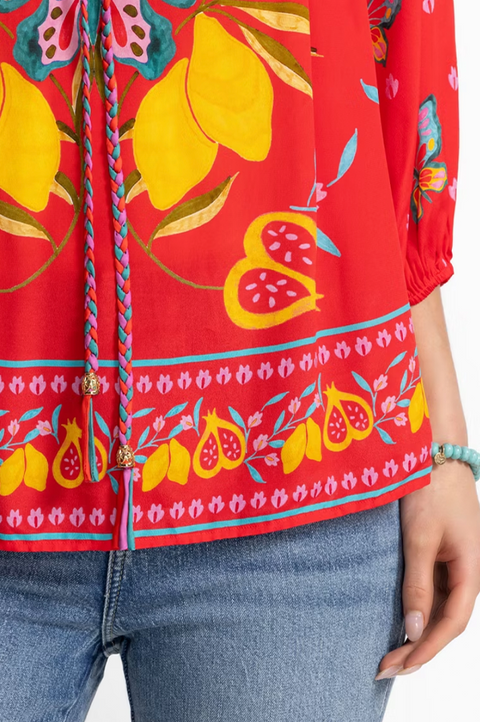 Monaco Peasant Blouse