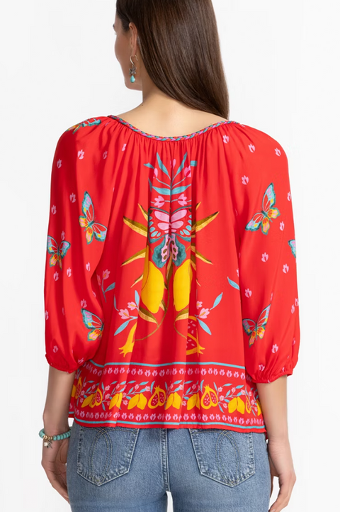 Monaco Peasant Blouse