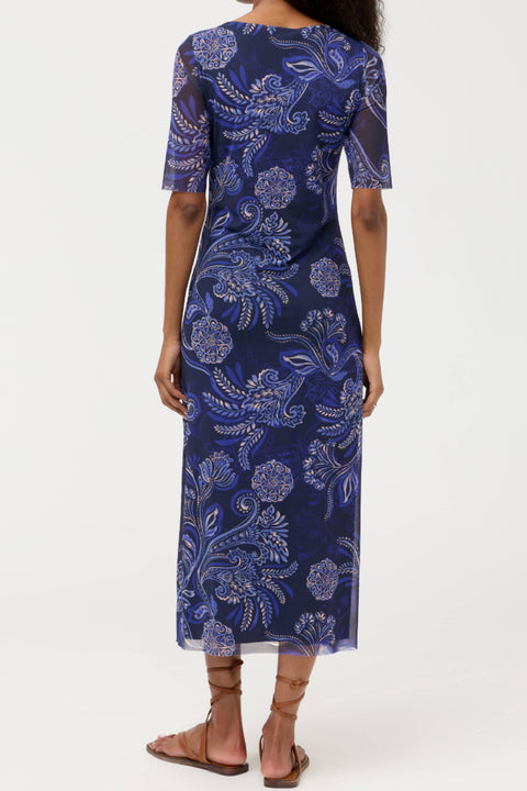 knee length dresses for ladies Kaimarie Mesh Dress - Johnny Was main image 0