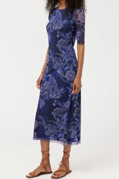 Astrid Mesh Midi Dress