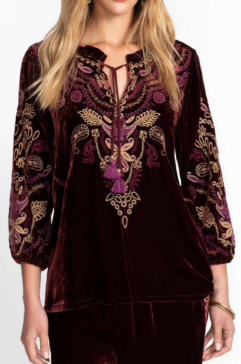 Velvet Field Blouse