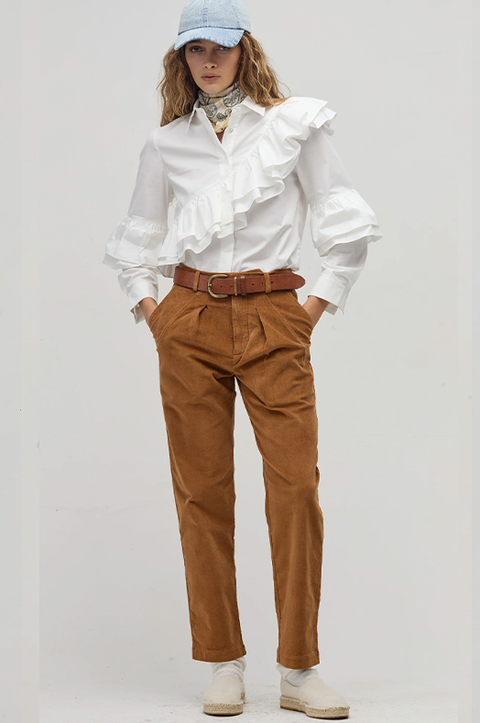 Mambo Ruffle Poplin Shirt