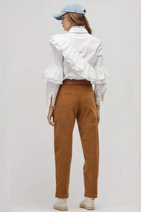 Mambo Ruffle Poplin Shirt