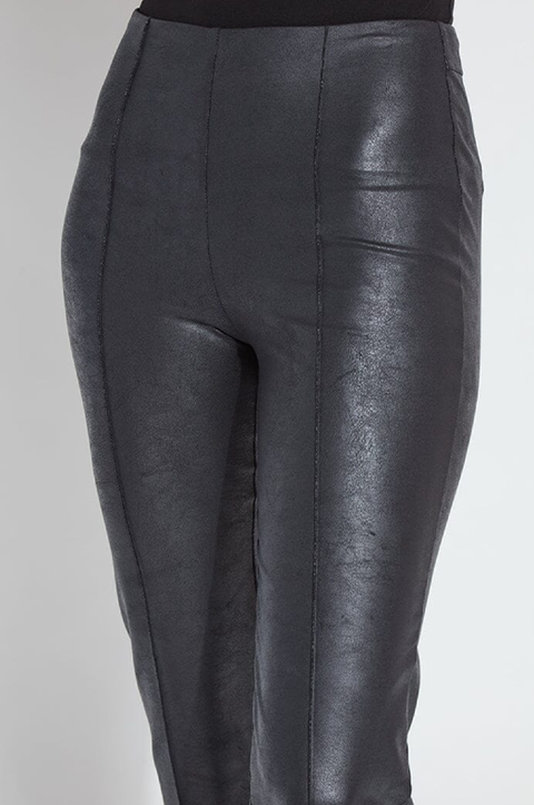 Elysse Foiled Vegan Leather Pant