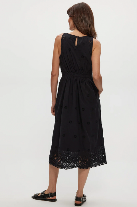 Faith Eyelet Midi Dress