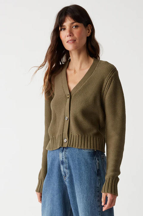 Fran Crop Sweater Cardigan