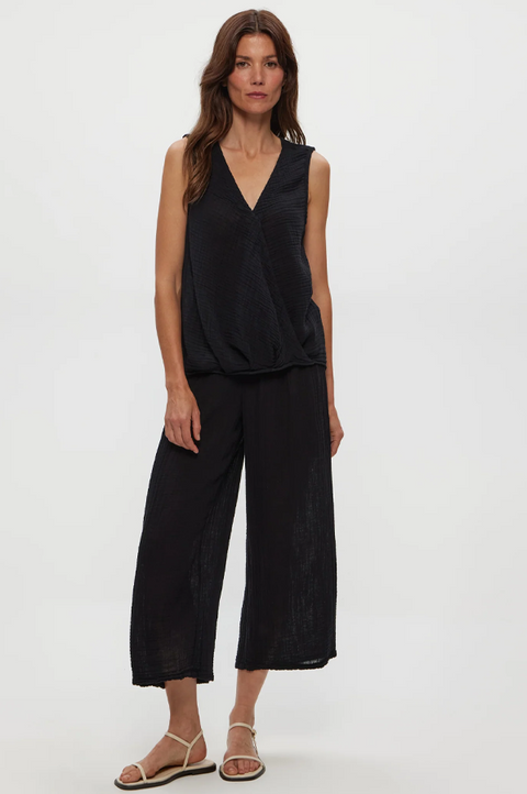 Medina Cropped Gauze Pant