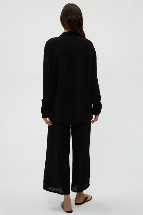 Medina Cropped Gauze Pant