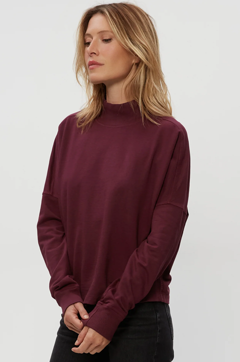 Mila Mock Neck Sweatshirt