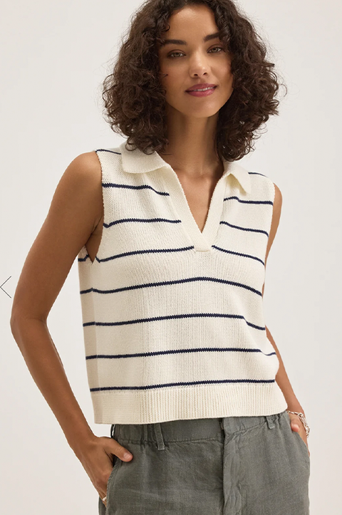 Nayla Cotton Cashmere Sweater Vest