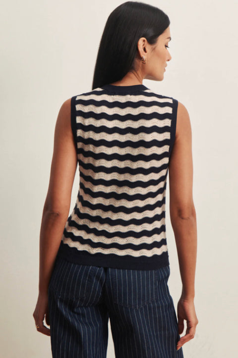 Everyday Chevron Knit Shell