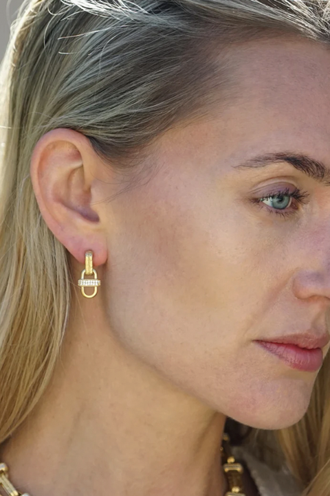 Gold Costa Earrings