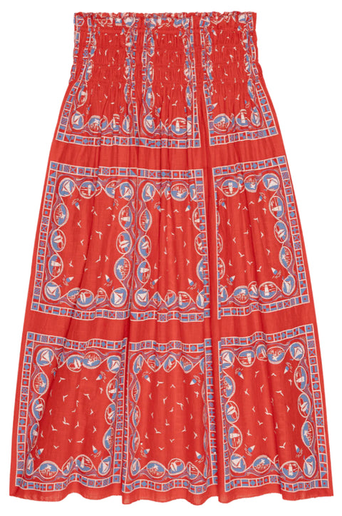 The Canary Skirt Red Bandana