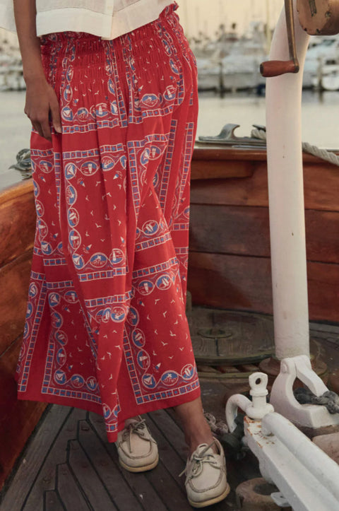 The Canary Skirt Red Bandana