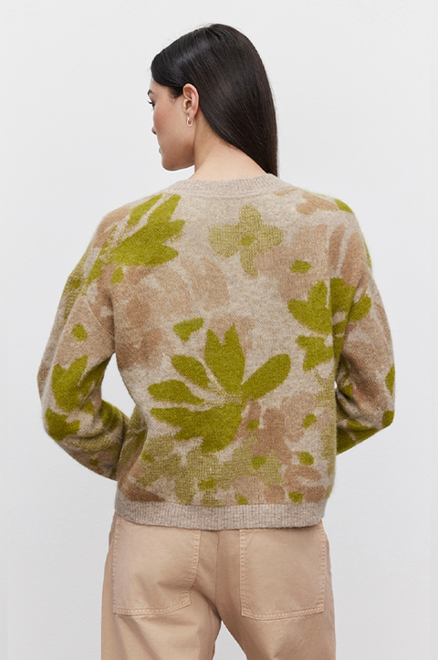 Riva Floral Jacquard Sweater