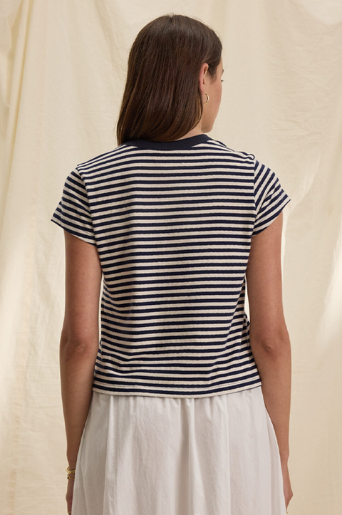 Short Sleeve Strip Tee