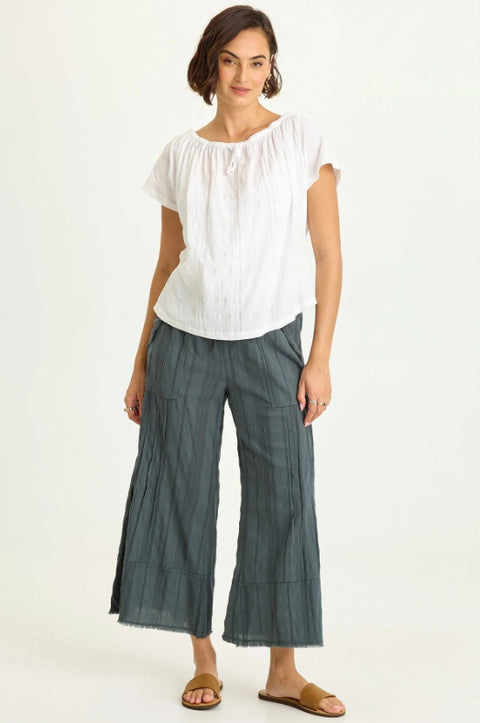 Doyen Textured Gauze Crop