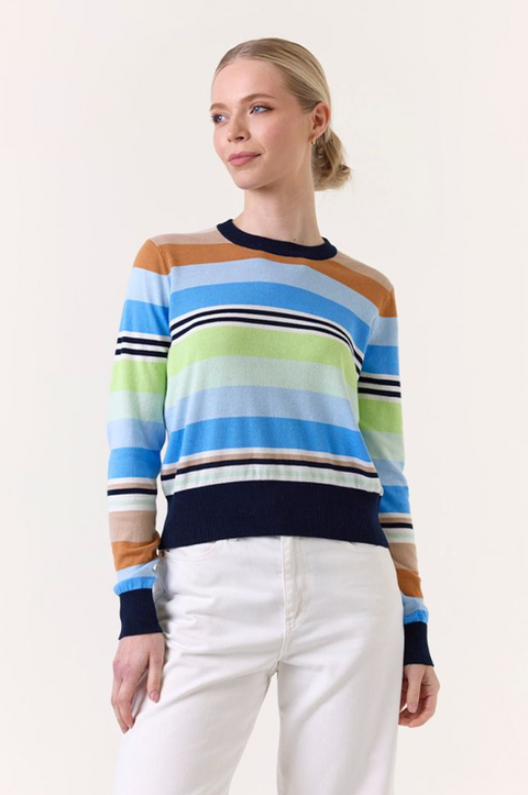 Stripe Cotton Sweater