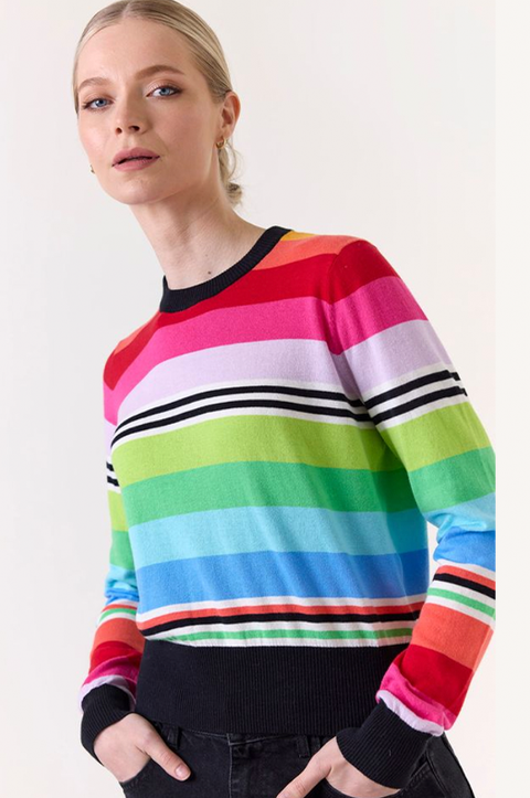 Stripe Cotton Sweater