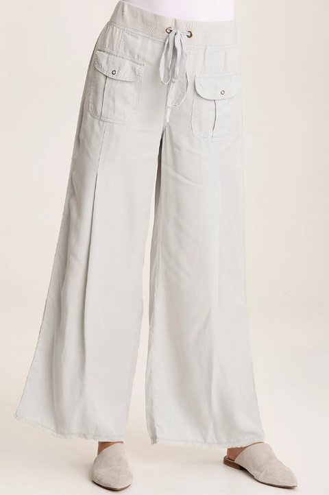 Loen Twill Wide Leg Pant